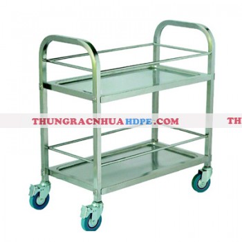 Xe phục vụ bàn bằng inox 