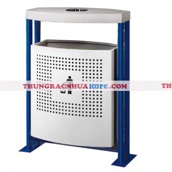 Giá thùng rác ngoài trời 