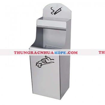 Thùng rác ngoài trời bằng inox