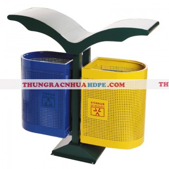 Bán thùng rác phân loại rác ngoài trời giá rẻ