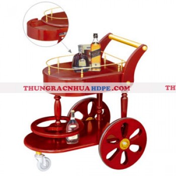 Giá để rượu có bánh xe đẩy cao cấp WY-110