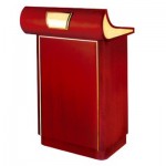 Bục thuyết trình bằng gỗ công nghiệp