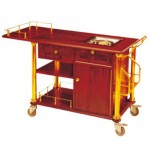 Bàn đẩy thức ăn di động có bếp ga