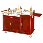 Bàn bếp di động bằng gỗ công nghiệp