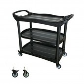 Xe đẩy dọn bàn ăn bằng nhựa