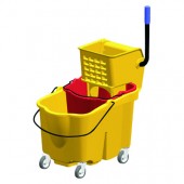 Xô lau nhà hai ngăn có bánh xe