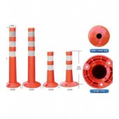 Cột trụ dẻo phân làn phân cách mềm cao su