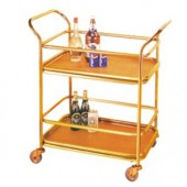 Xe phục vụ bàn 2 tầng bằng inox 