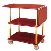 Xe đẩy phục vụ bàn ăn bằng gỗ giá rẻ 