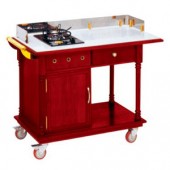 Bếp ăn di động phục vụ bàn khách sạn 