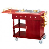 Xe đẩy phục vụ bàn có bếp nấu ăn WY-94